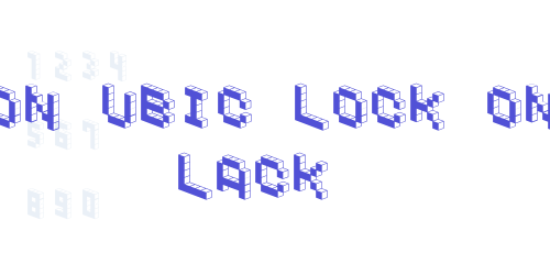 DemonCubicBlockFont Black-font-download