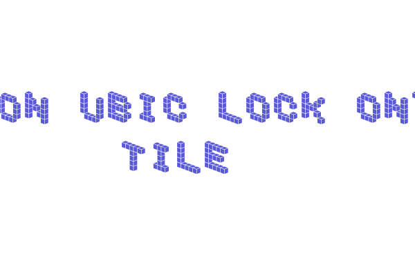 DemonCubicBlockFont Tile Font