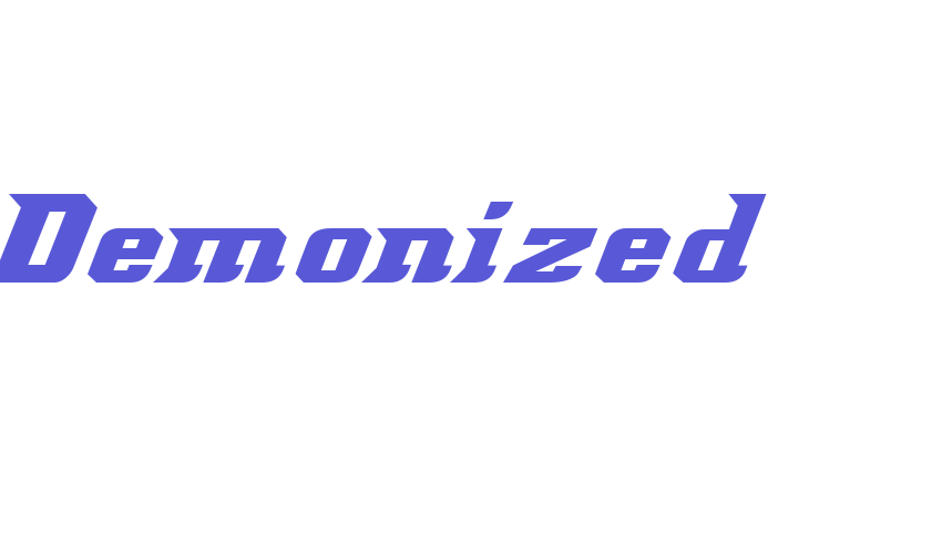 Demonized Font Download