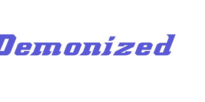 Demonized Font Download