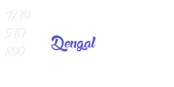 Dengal font free