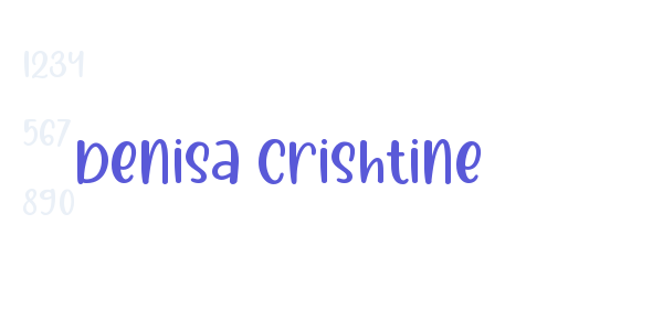 Denisa Crishtine font free