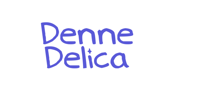 Denne Delica Font Download