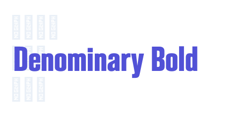 Denominary Bold-font-download