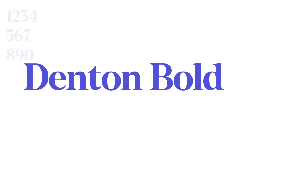 Denton Bold-font-download