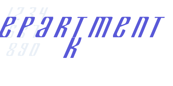 Department K font free