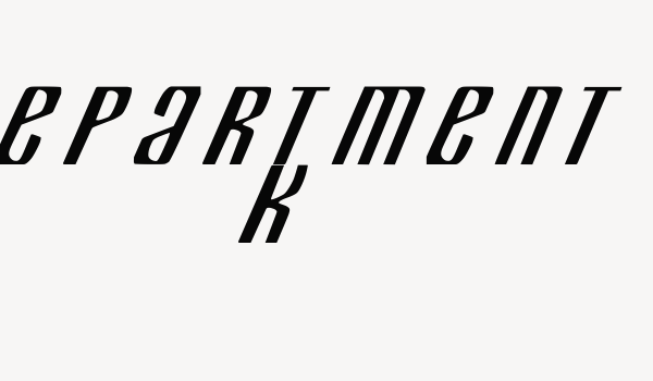 Department K Font