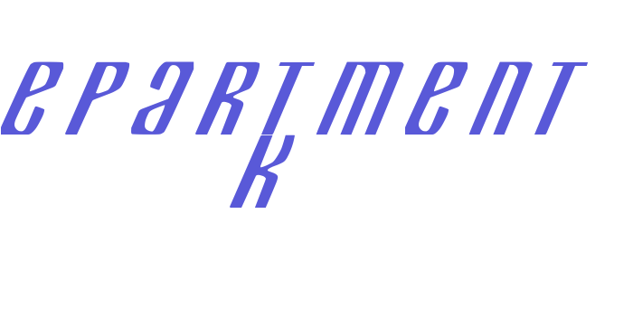 Department K Font Download