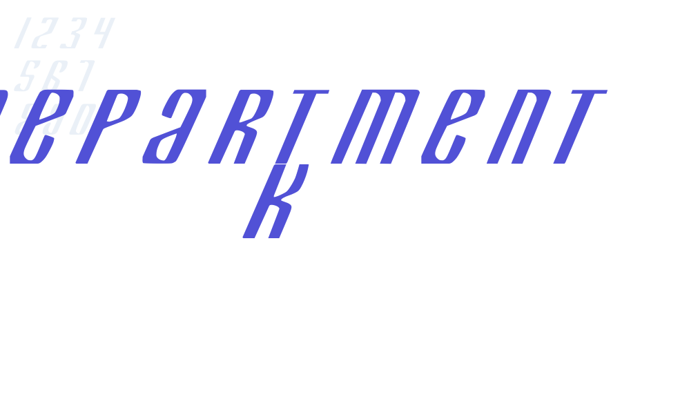 Department K-font-download