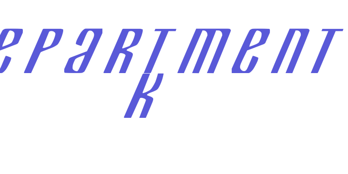 Department K Font