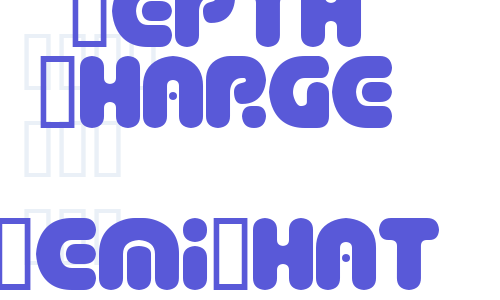 Depth Charge  SemiPhat Font Download