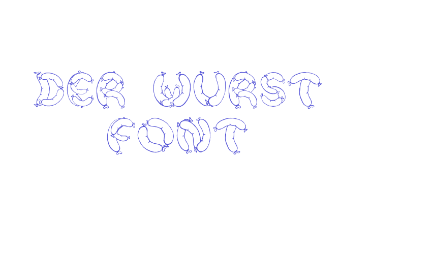 Der Wurst Font Font Download