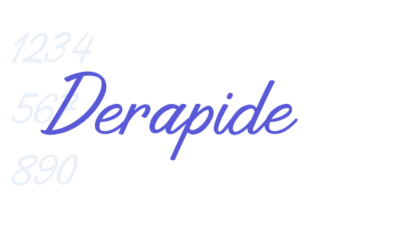 Derapide Font