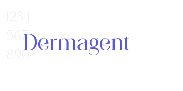 Dermagent font free