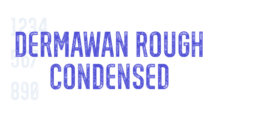 Dermawan Rough Condensed-font-download