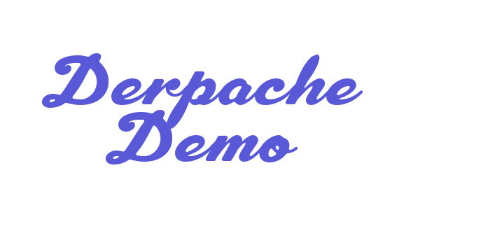 Derpache Demo Font Download