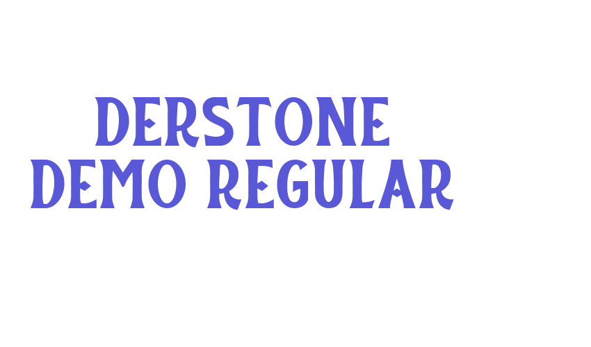 Derstone Demo Regular Font Download