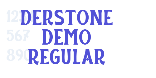 Derstone Demo Regular-font-download
