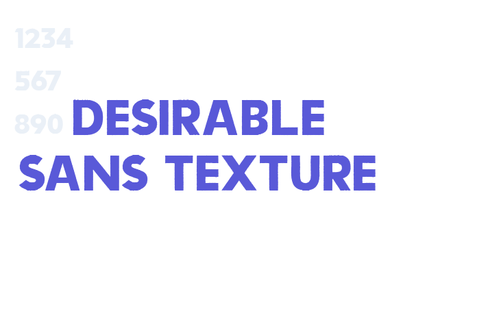 Desirable Sans texture font free