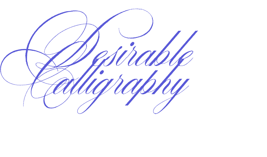 Desirable Calligraphy Font Download