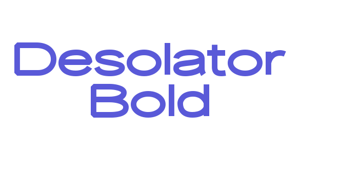 Desolator Bold Font Download