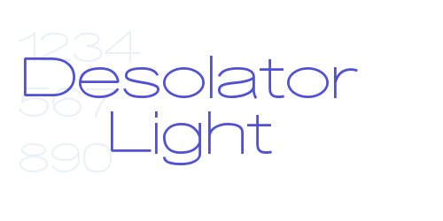 Desolator Light-font-download
