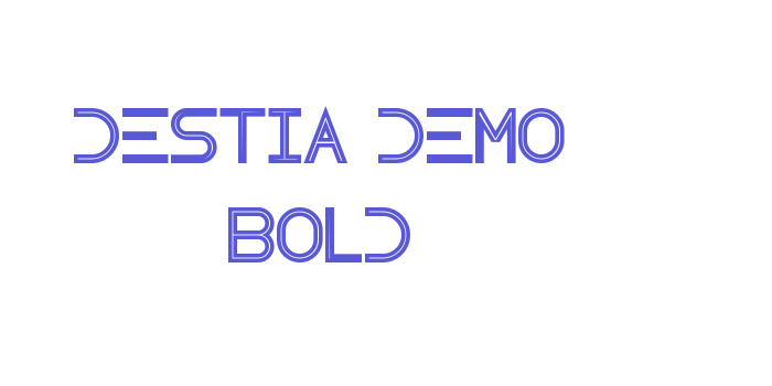 Destia Demo Bold Font