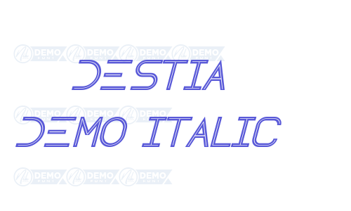 Destia Demo Italic Font Download