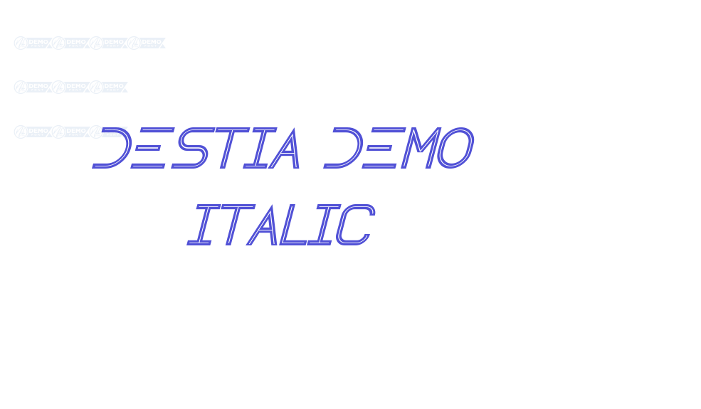 Destia Demo Italic-font-download