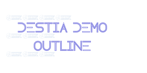 Destia Demo Outline-font-download