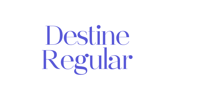 Destine Regular Font Download