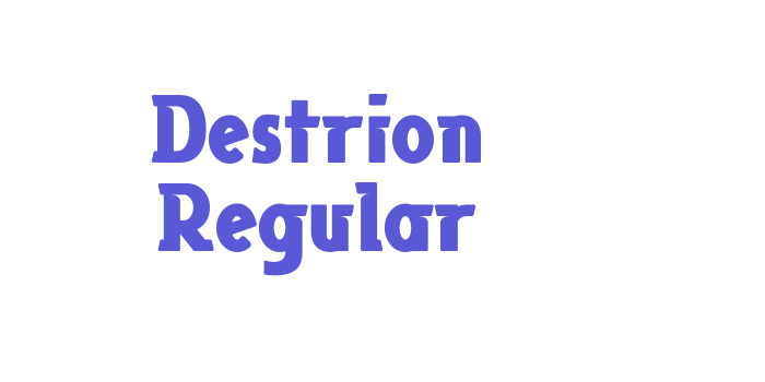 Destrion Regular Font Download