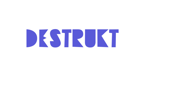 Destrukt Font Download