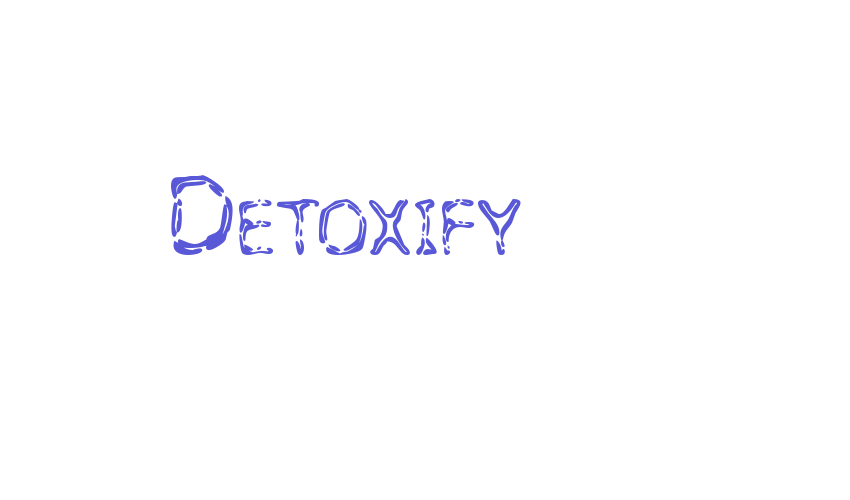 Detoxify Font Download