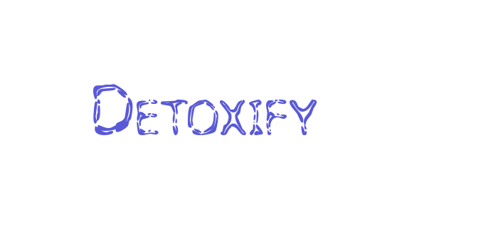 Detoxify Font Download