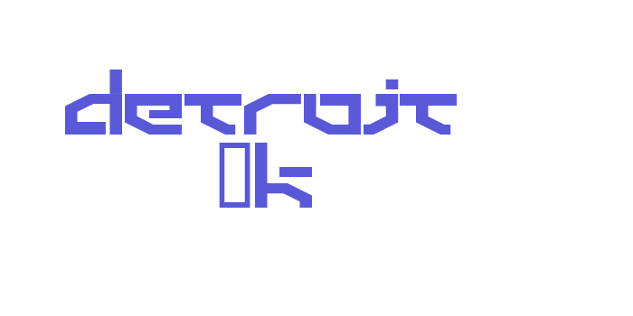 Detroit 3k Font Download