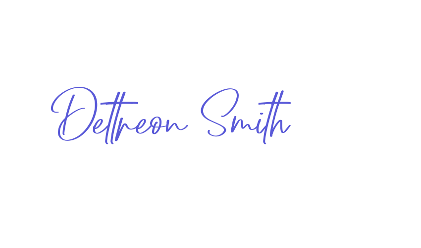 Dettreon Smith Font