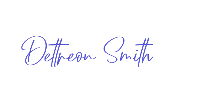 Dettreon Smith Font Download