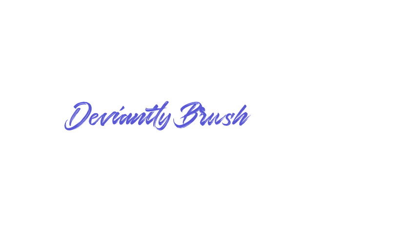 Deviantly Brush Font Download