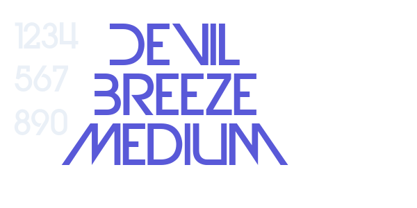 Devil Breeze Medium font free