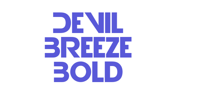 Devil Breeze Bold Font Download