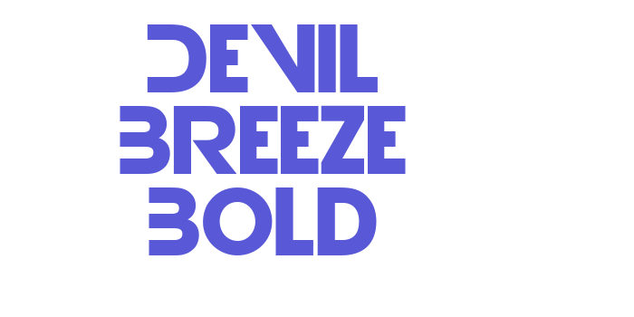 Devil Breeze Bold Font