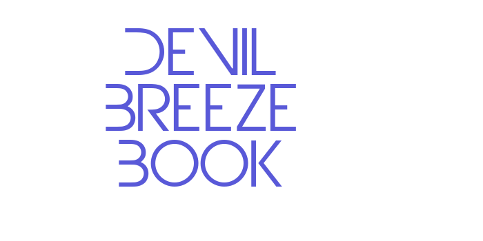 Devil Breeze Book Font Download