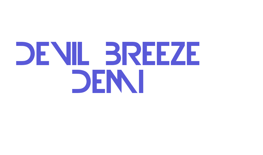 Devil Breeze Demi Font Download