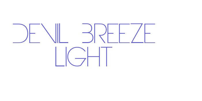 Devil Breeze Light Font Download