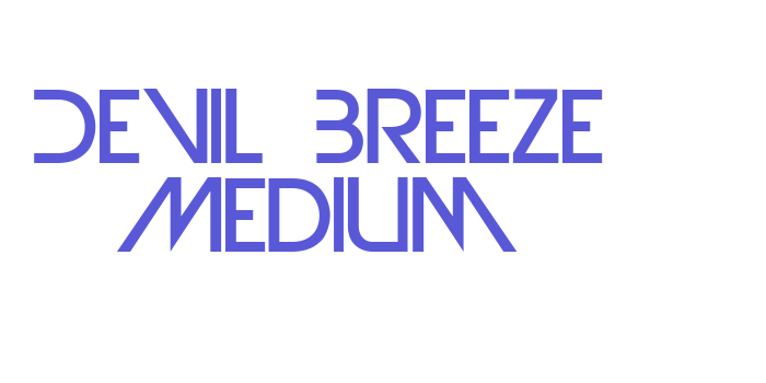 Devil Breeze Medium Font Download