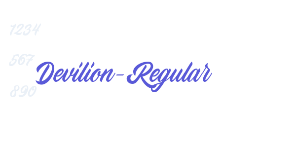 Devilion-Regular font free