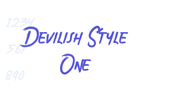 Devilish Style One Font