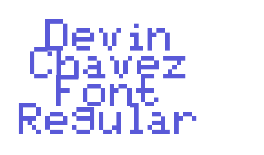 Devin Chavez Font Regular Font Download