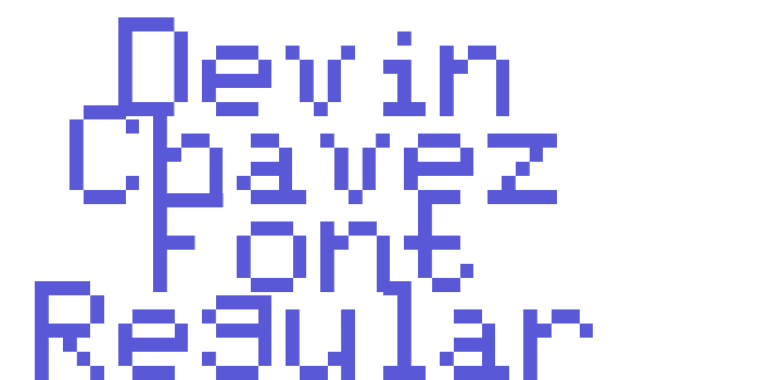 Devin Chavez Font Regular Font Download